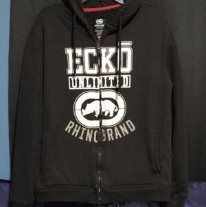 Ecko Unlimited Black Hoodie Jacket